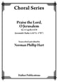Praise the Lord, O Jerusalem SATB choral sheet music cover